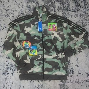 New Adidas X Jeremy Scott Camo Track Jacket